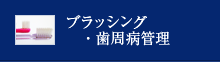 ブラッシング・歯周病管理